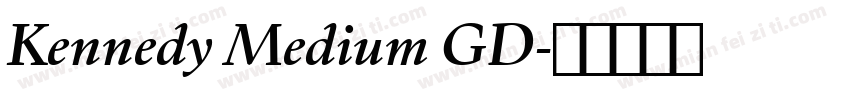 Kennedy Medium GD字体转换